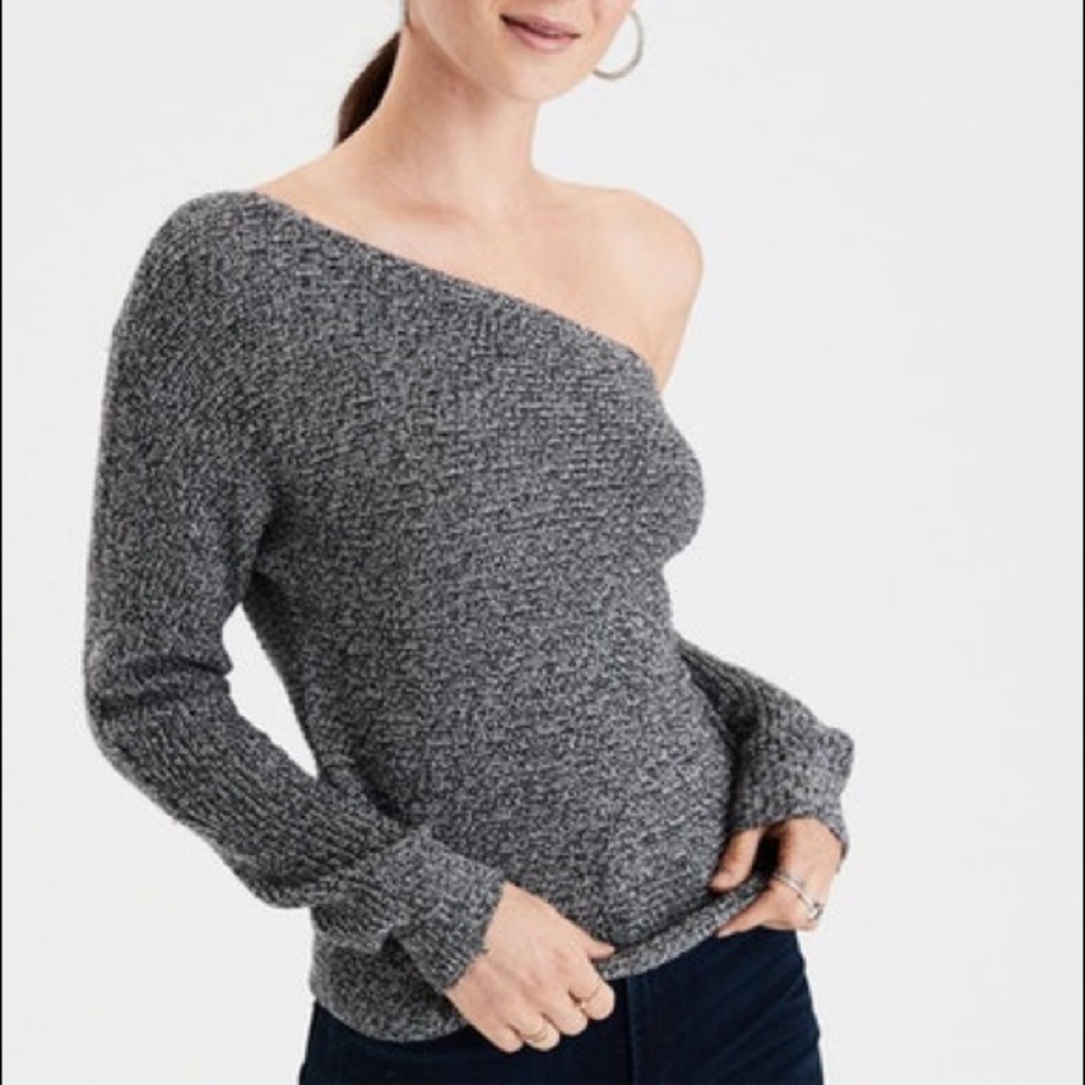 off the shoulder sweater